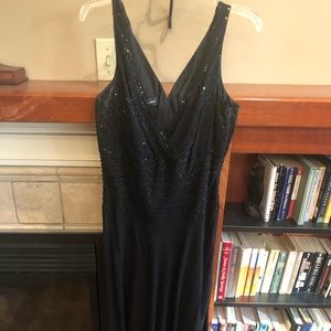 Jones New York black evening dress